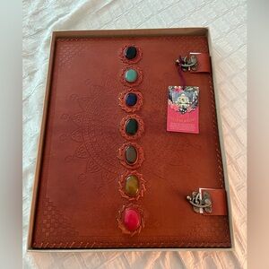 NWT X-Large leather journal notebook ledger photo album scrapbook